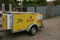 Folierung Anhänger Werbung