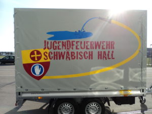 Anhänger folieren