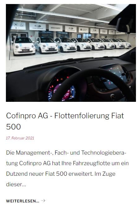 Fiat500 folieren