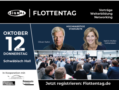 Oliver Kahn und Katrin Müller-Hohenstein sind Stargäste am Flottentag 2023